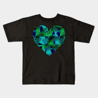 Geometric Crystal Pattern Kids T-Shirt